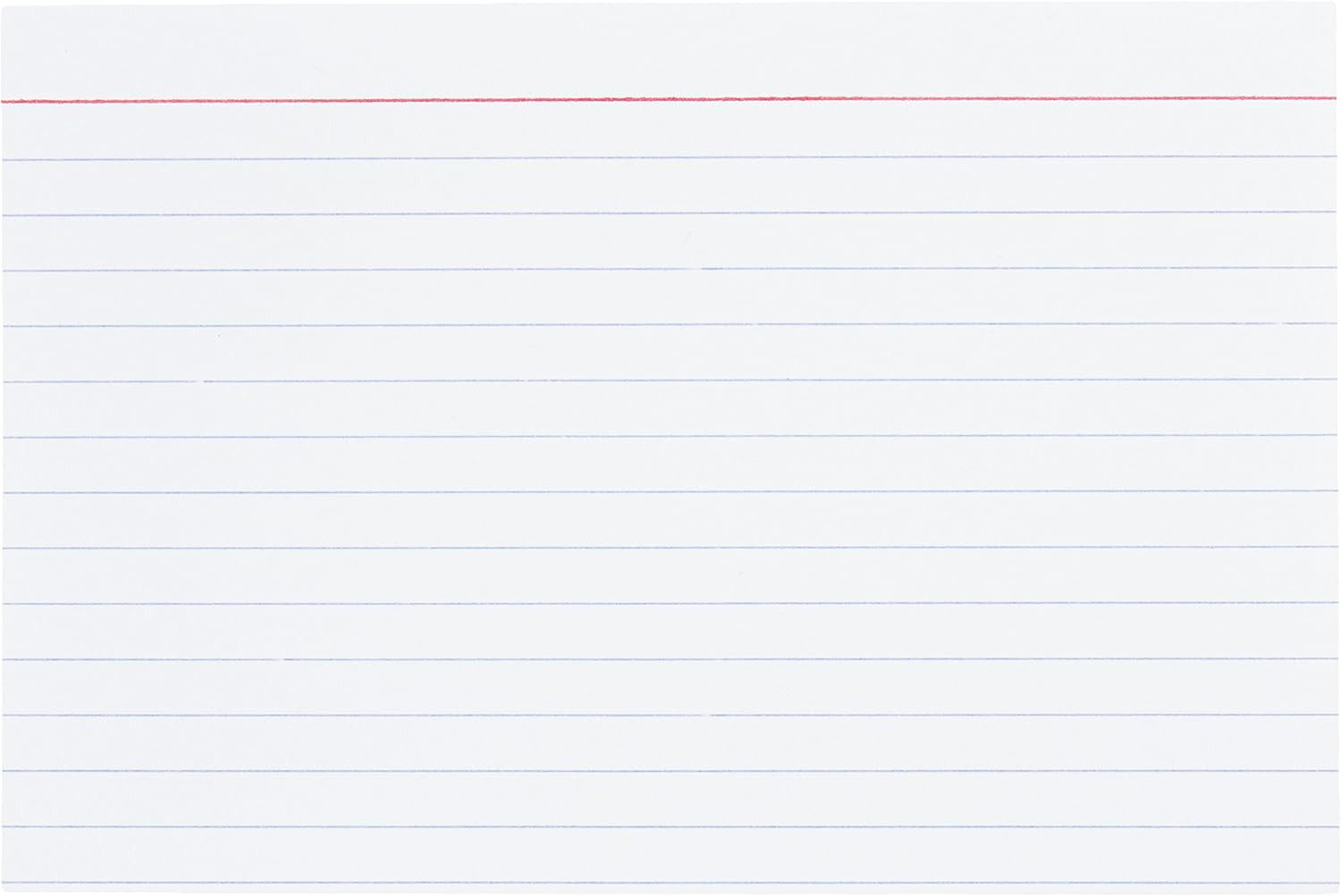 Ruled Lined Index Note Cards, 500 Count, 5 Pack of 100, White, 4 in X 6 In