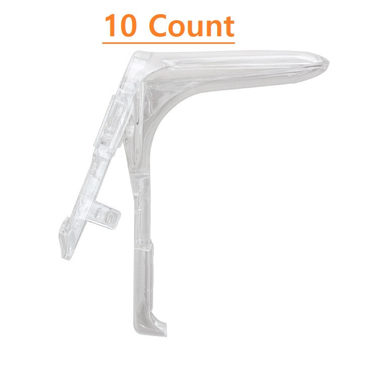 10 Pack, Disposable Vaginal Speculum NonSterile, SMALL Unadaptable, Bag of 10