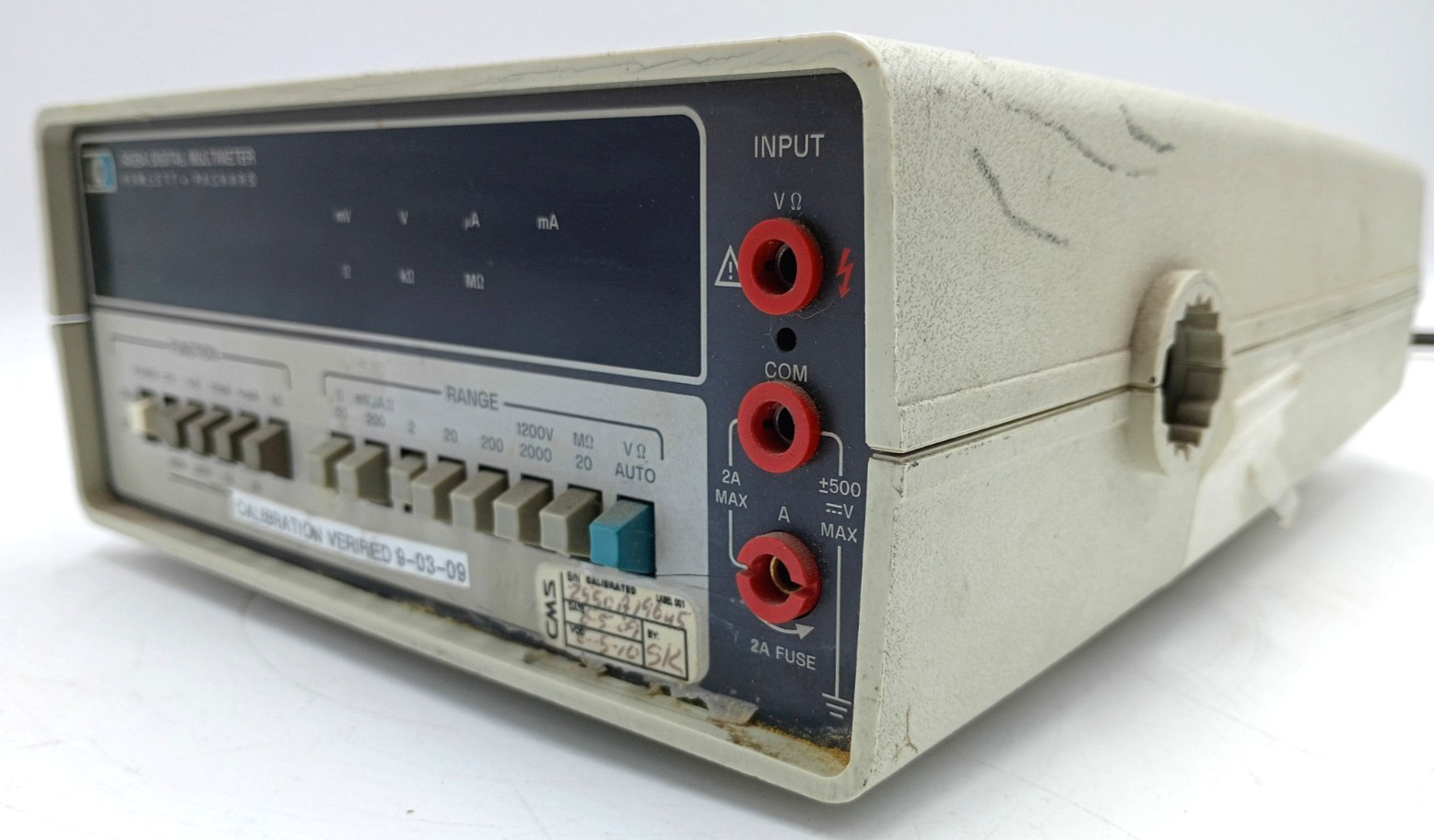 Hewlett Packard 3435a Digital Multimeter – Tested Working PARTS ONLY