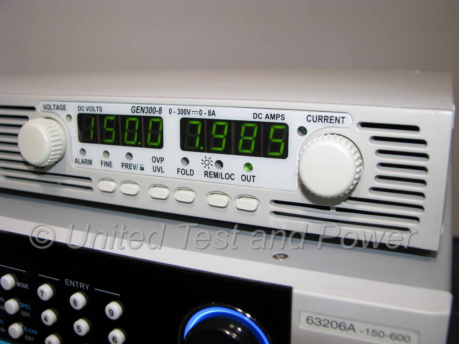 TDK Lambda GEN2400W GEN300-8 DC Power Supply. 0-300VDC, 0-8A. 2400 Watt. 1-U