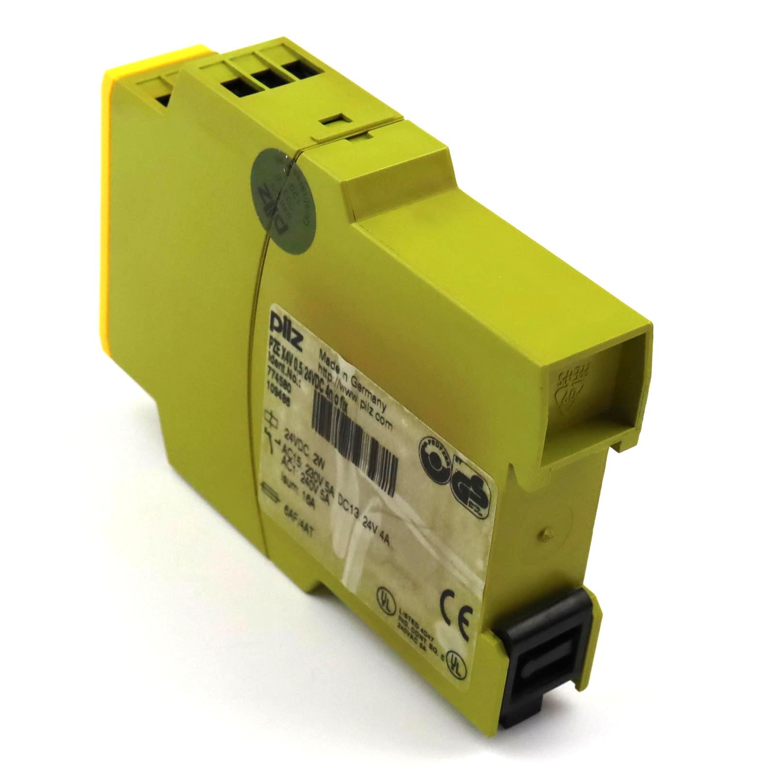 Mushroom Contact Block PZE X4V 0.5/24VDC 4n/o Fix 774580 GEB