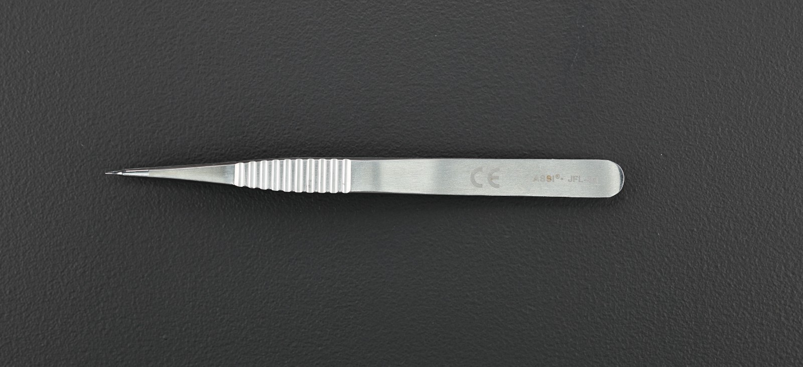 ASSI JFL-3D Microsurgical Forceps, 0.2mm Tips, Straight, 5 1/8″