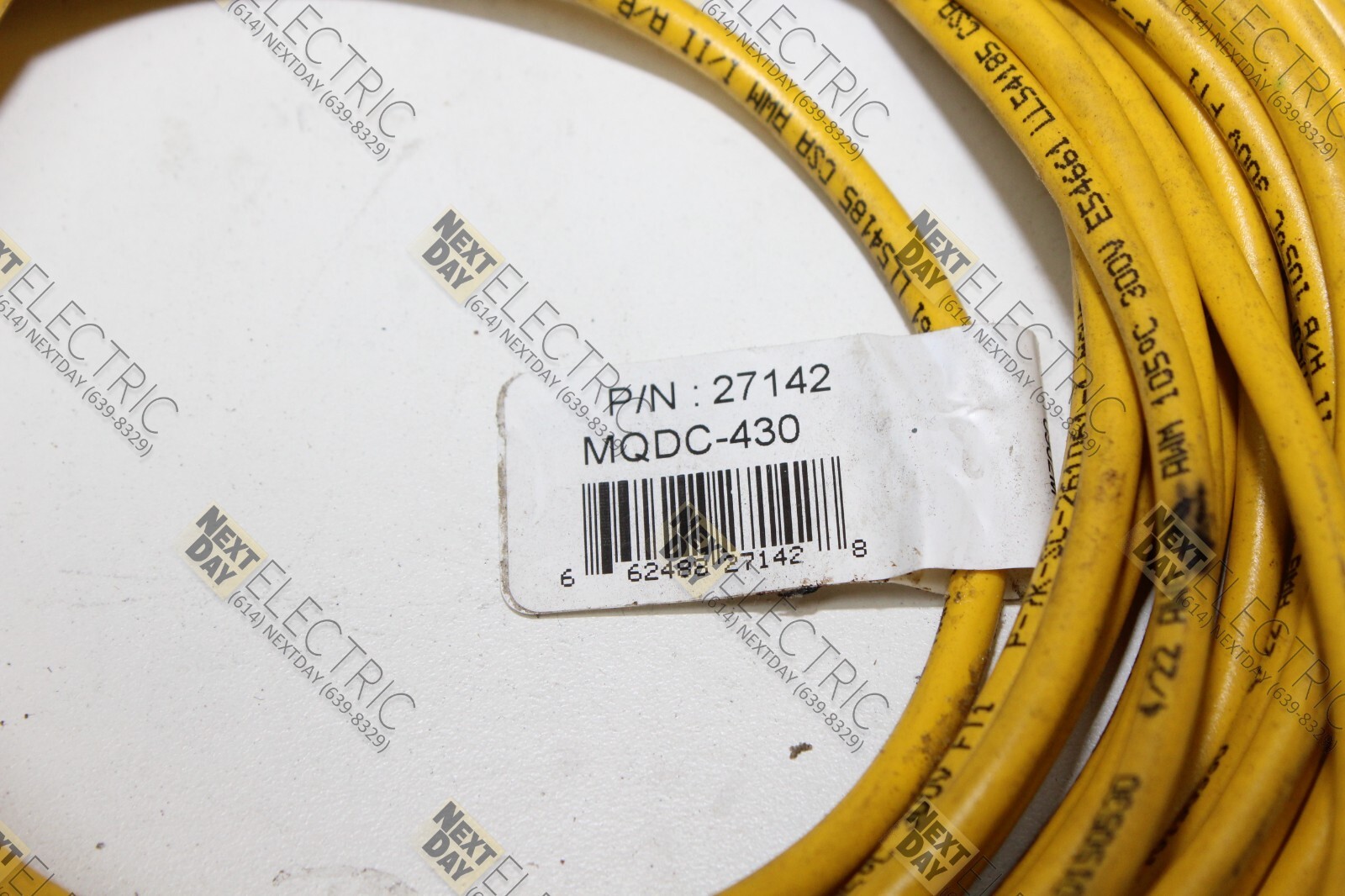 Banner, 27142, MQDC-430, Single Ended Cordset M12 Female to Pigtail 4p 4 Pin