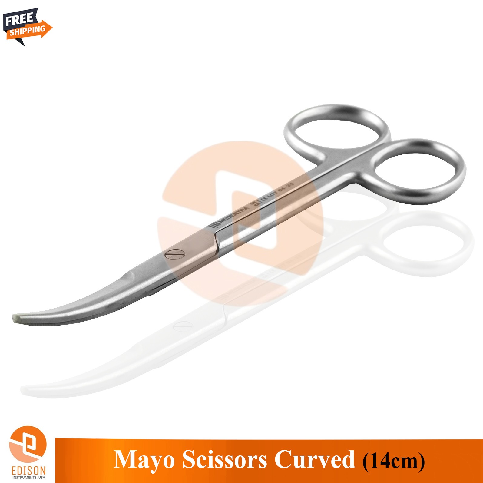 14CM MAYO SCISSORS CURVED DISSECTING DENSE TISSUE CUTTING SUTURE DRESSING