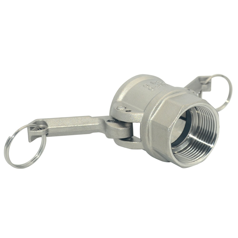 1-1/4″ 1.25″ Type D Camlock Female Coupler – Female NPT Stainless Steel 304 Hose