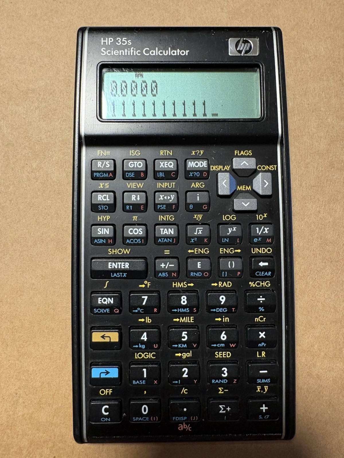 HP 35s Scientific Calculator WITH NLC PROGRAMS for NCEES EXAMS!