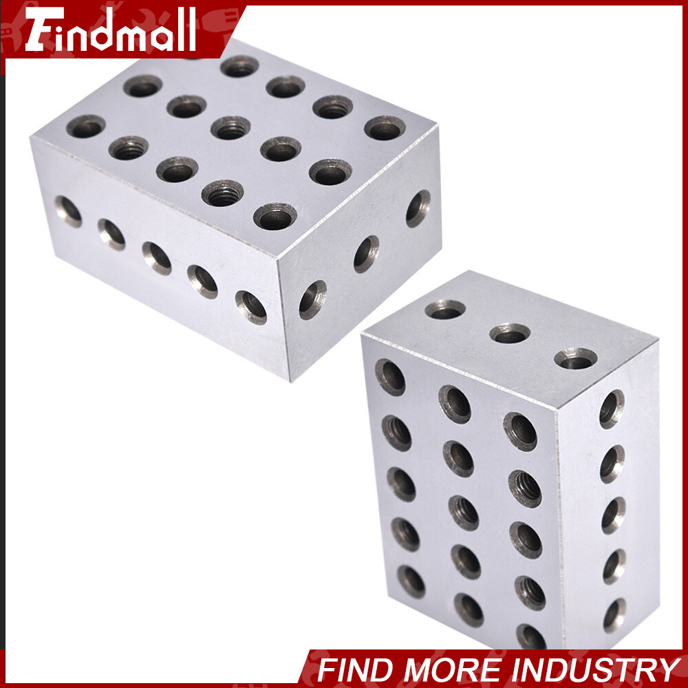 2 Matched Pair Ultra Precision 2-3-4 234 Blocks 23 Holes .0002″ Machinist