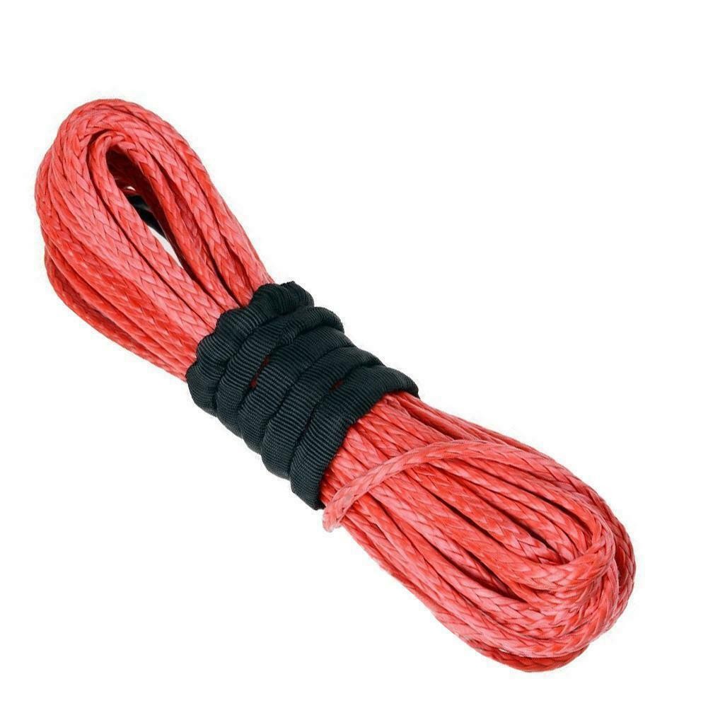 1/4″ 50″ 10000LBS Synthetic Winch Rope Line Recovery Cable SUV ATV UTV w/ Sheath