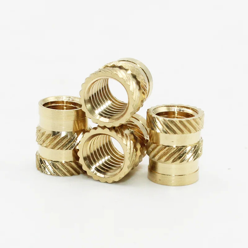 Brass Threaded Insert Nut Kit M2 M2.5 M3 M4 M5 M6 M8 Hot Melt Heat Knurled Embed