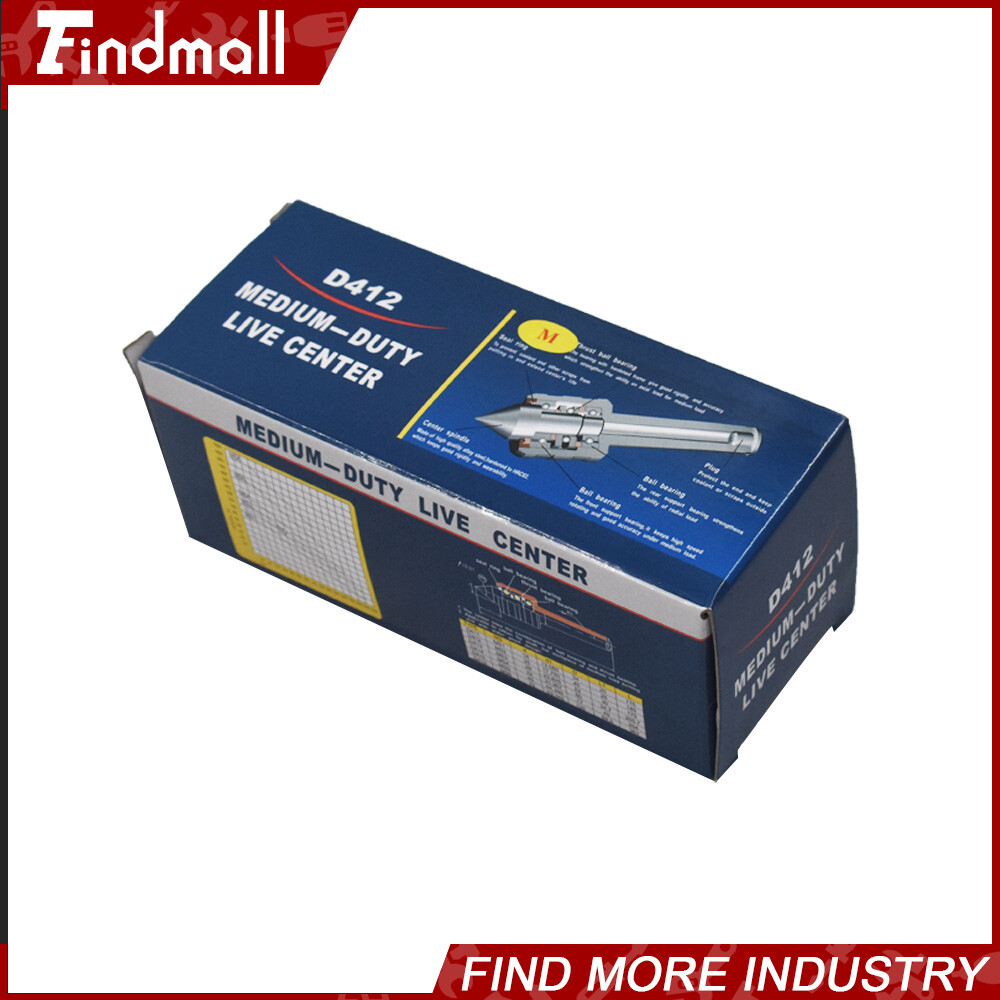 Findmall MT2 Live Center Morse Taper 2MT Triple Bearing Lathe Medium Duty CNC