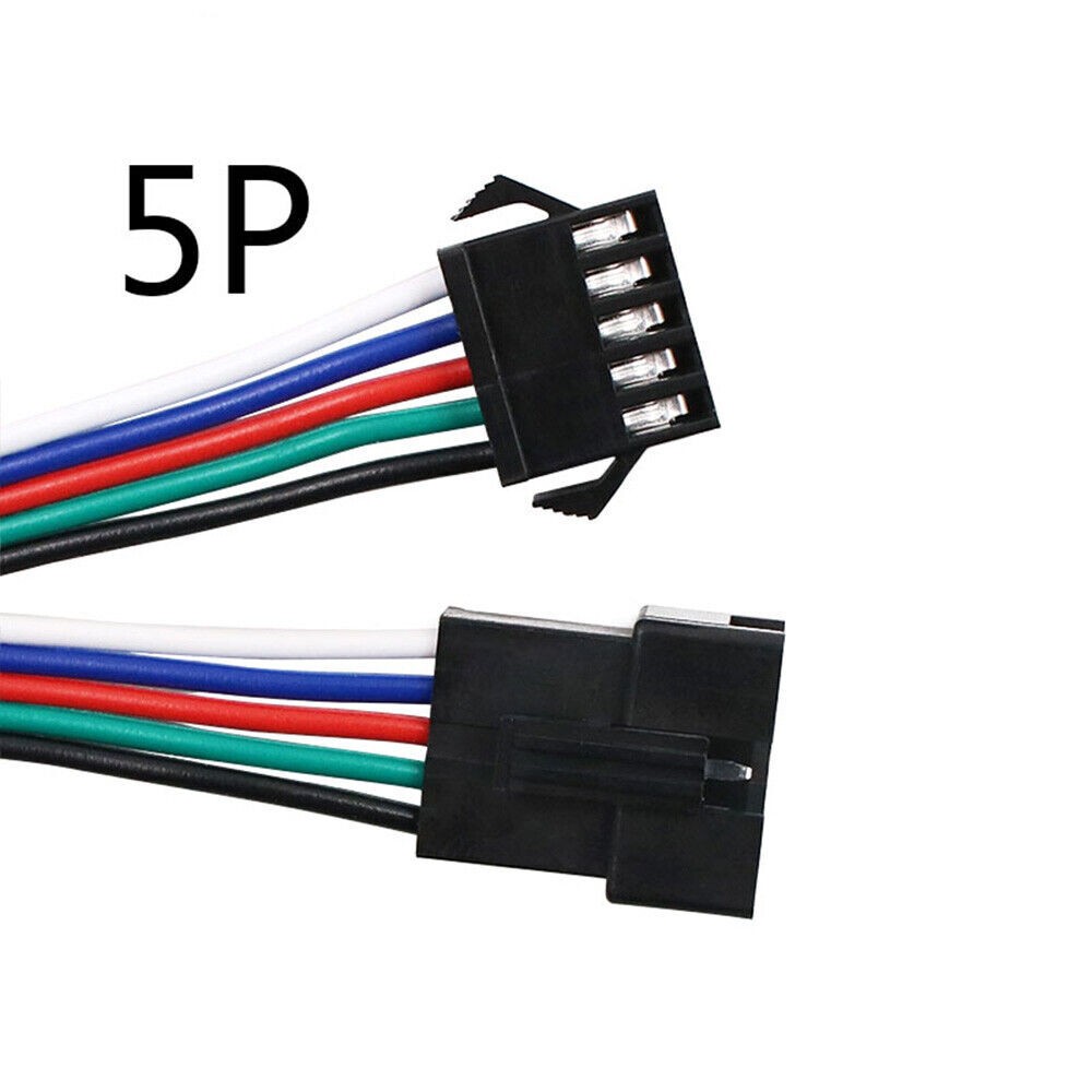 2pin 3pin 4pin 5pin Male Female Extension 22AWG LED Strip JST SM Plug Connector