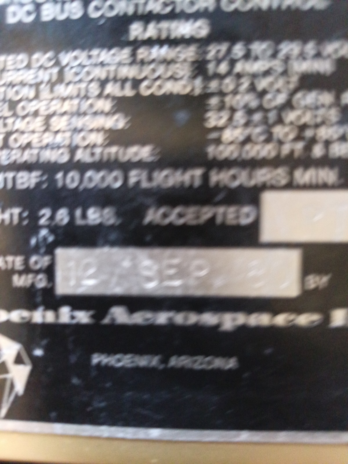 Phoenix Aerospace GC1010‑24‑3B Generator Control Unit 28V (1010‑24 Series) |…