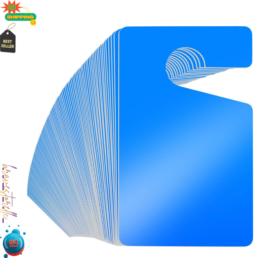 Vicenpal 100 Pack Blank Parking Permit Hang Tag Parking Placards Hang Tag 3 x