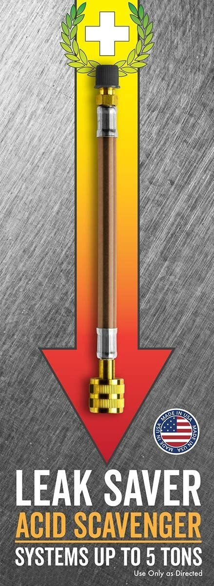 Leak Savers Direct Inject Acid Scavenger HVAC System Acid Treatment Neutralizer