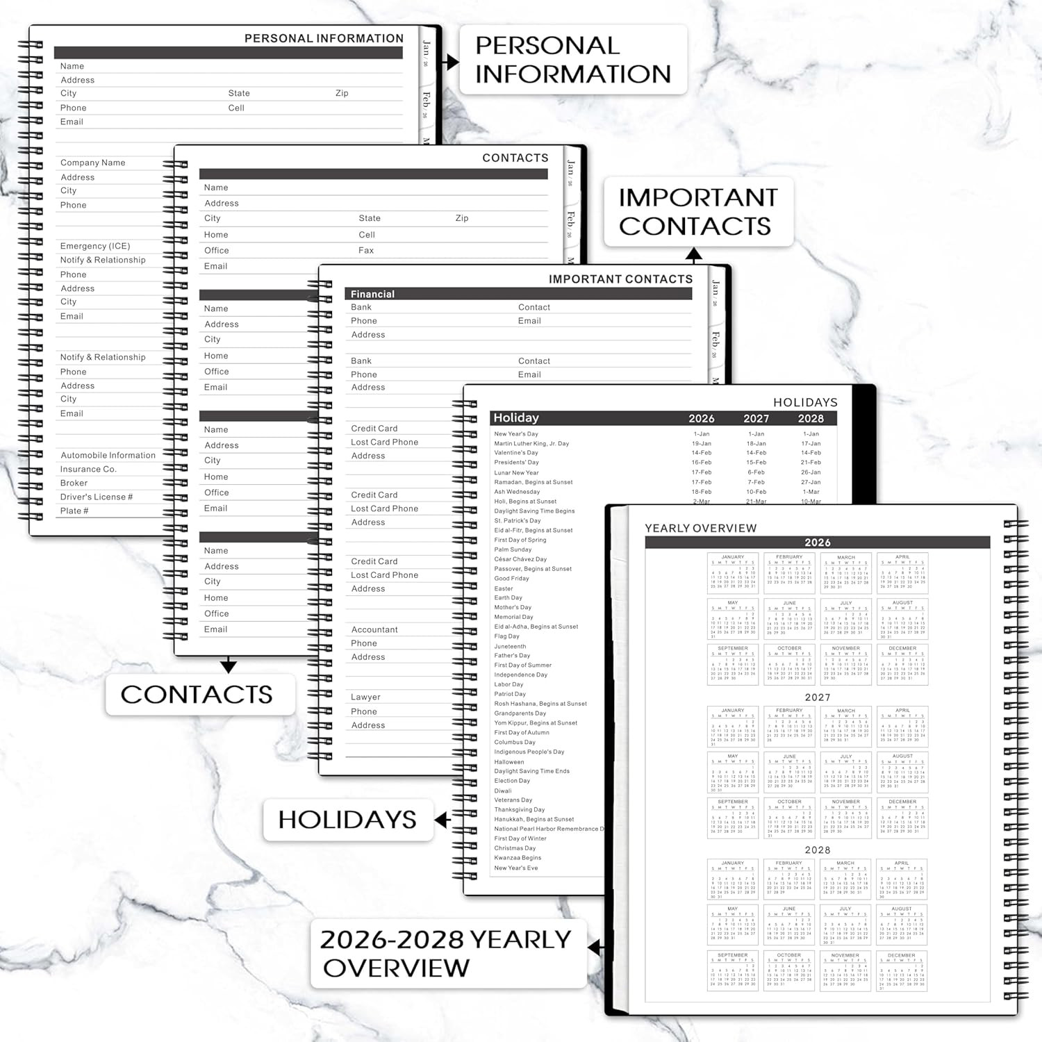 2026-2027 Monthly Planner – Monthly Planner from January 2026 to December 2027,