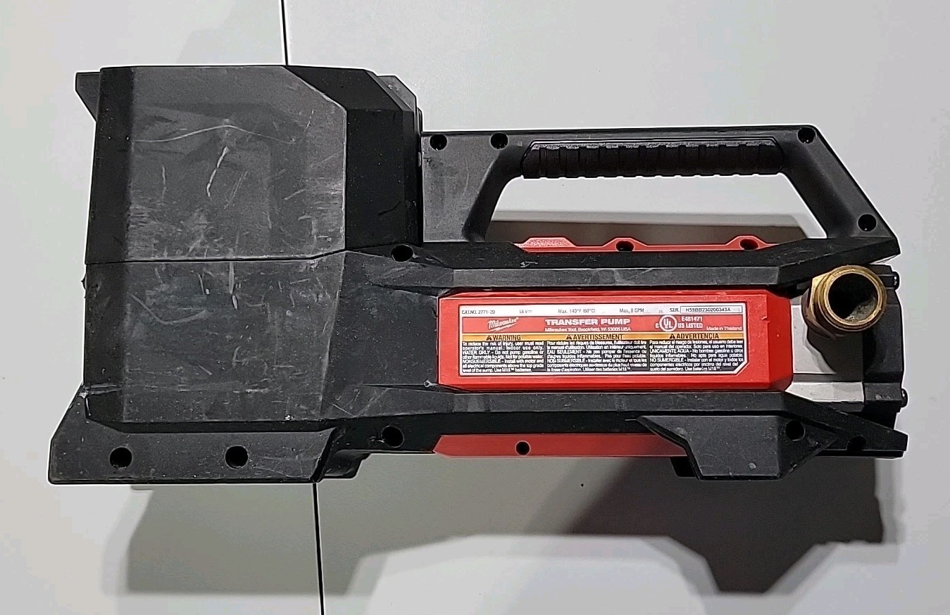 Milwaukee M18 2771-20 Cordless Transfer Pump | Used Tool-Only 18VDC ¼HP 8GPM