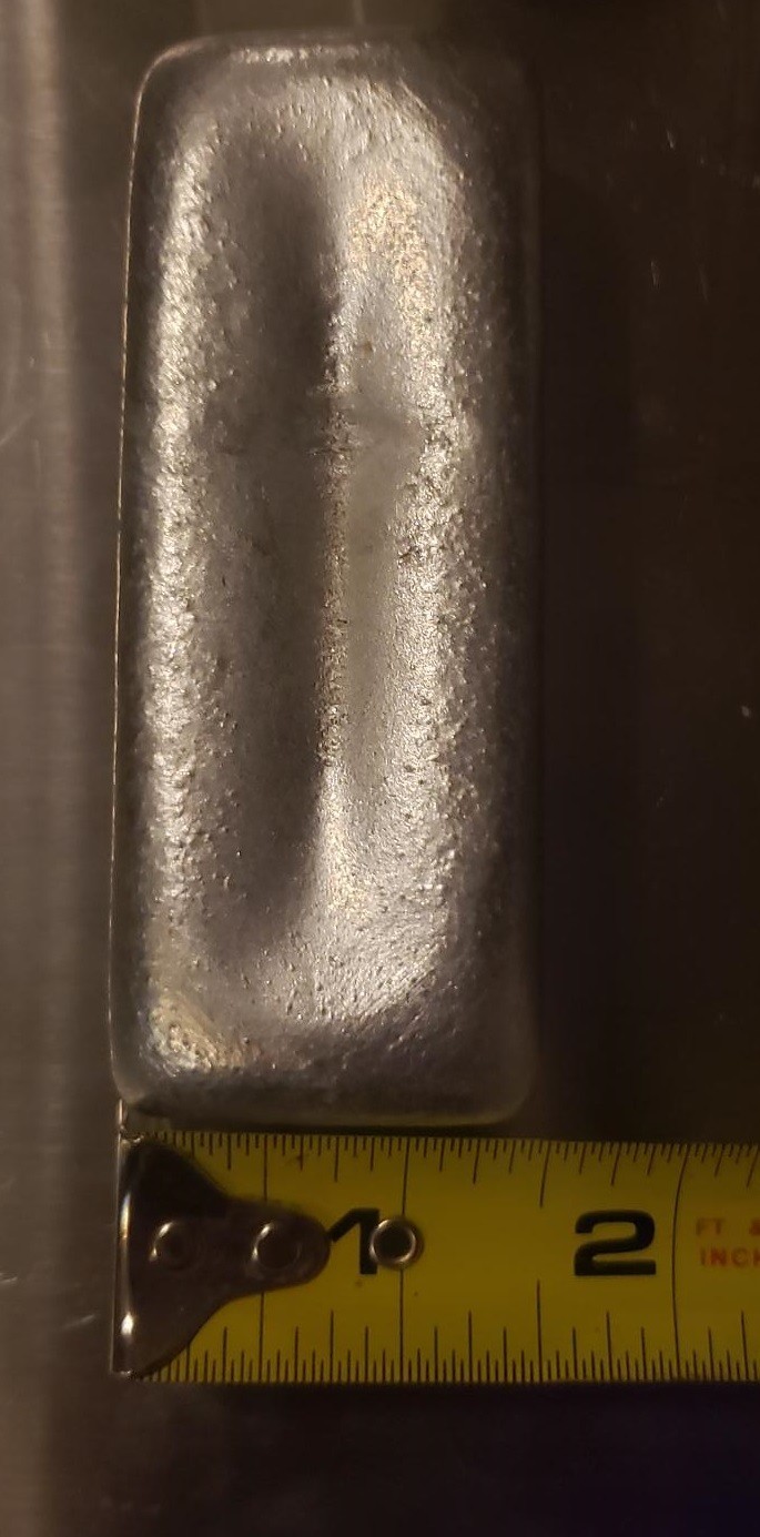 Aluminum Ingot Bars/For Casting/35 Pounds/Hand Melted & Poured/Free Shipping