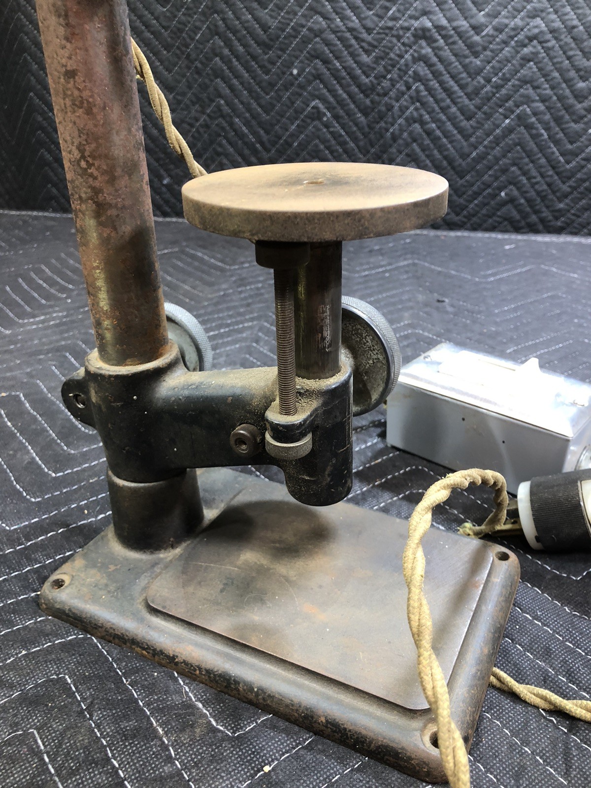 DUMORE Variable Spd. Bench Style Drill Press Watchmaker/Jewelers «Tested Works»