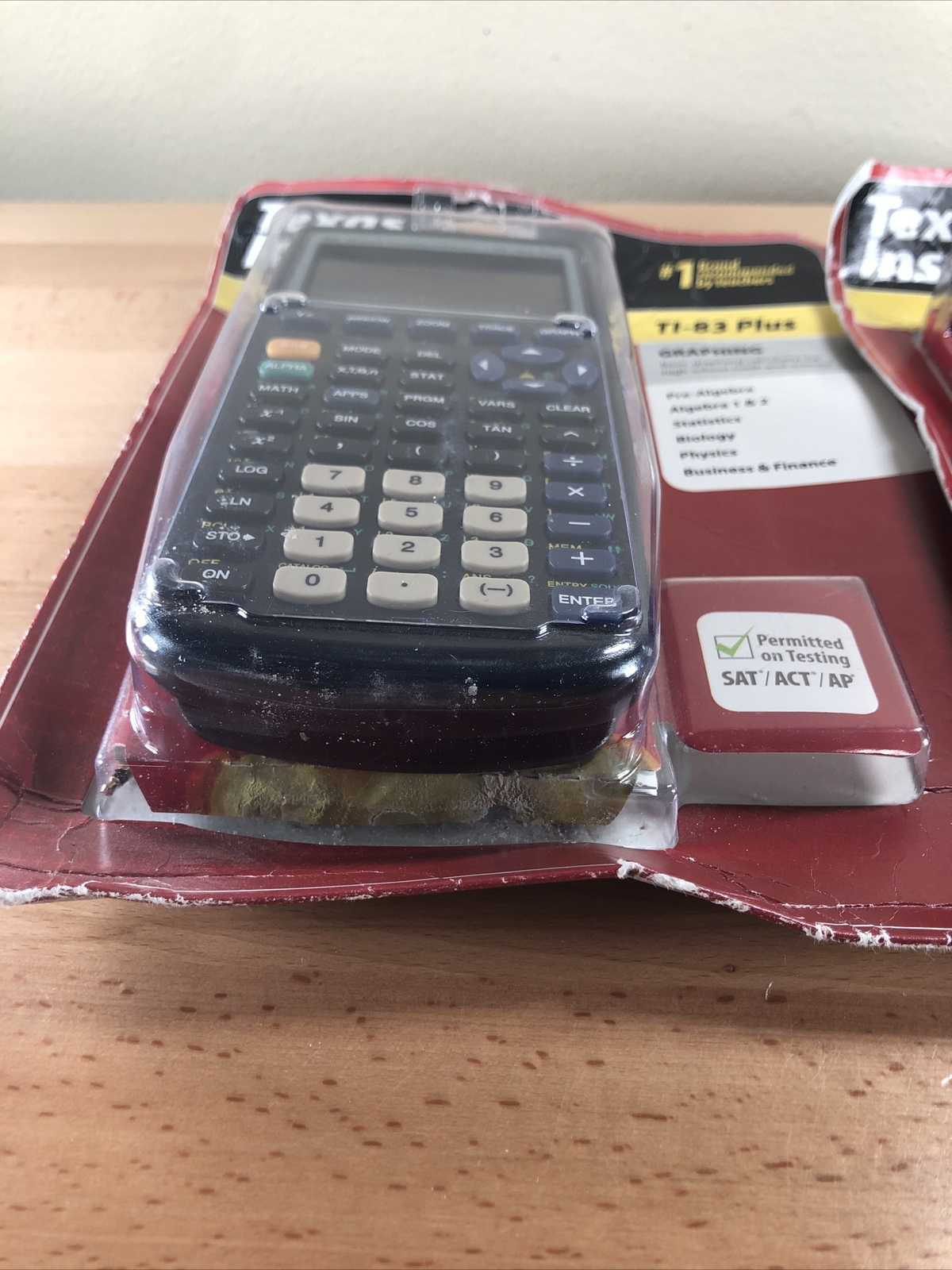 Lot Of 2 Texas Instruments TI-83 Plus Graphing Calculator – Black – NEW SEALED