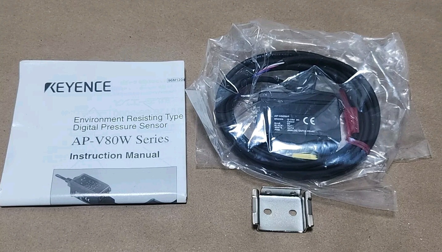 *NEW* Keyence AP-V80WP Digital Pressure Amplifier Sensor 12-24Vdc + Warranty!