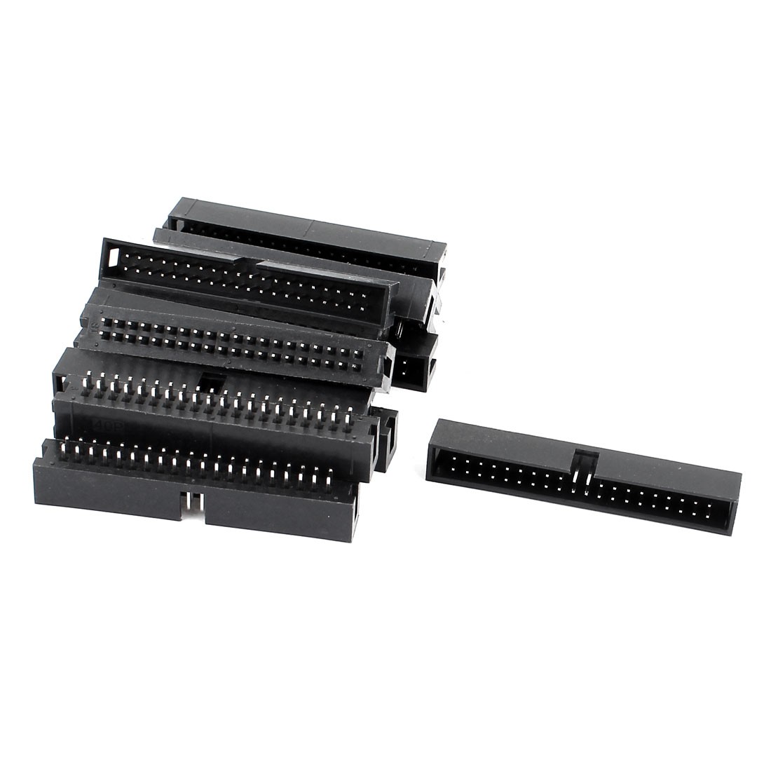 17 Pcs 2*20 40 Pins PCB Box Header IDC Socket Straight Male Connector 2.54mm