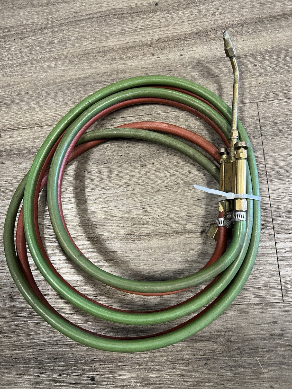 Vintage Meco N Midget Jeweler’s Torch Oxy / Fuel Gas with Tip With Hoses