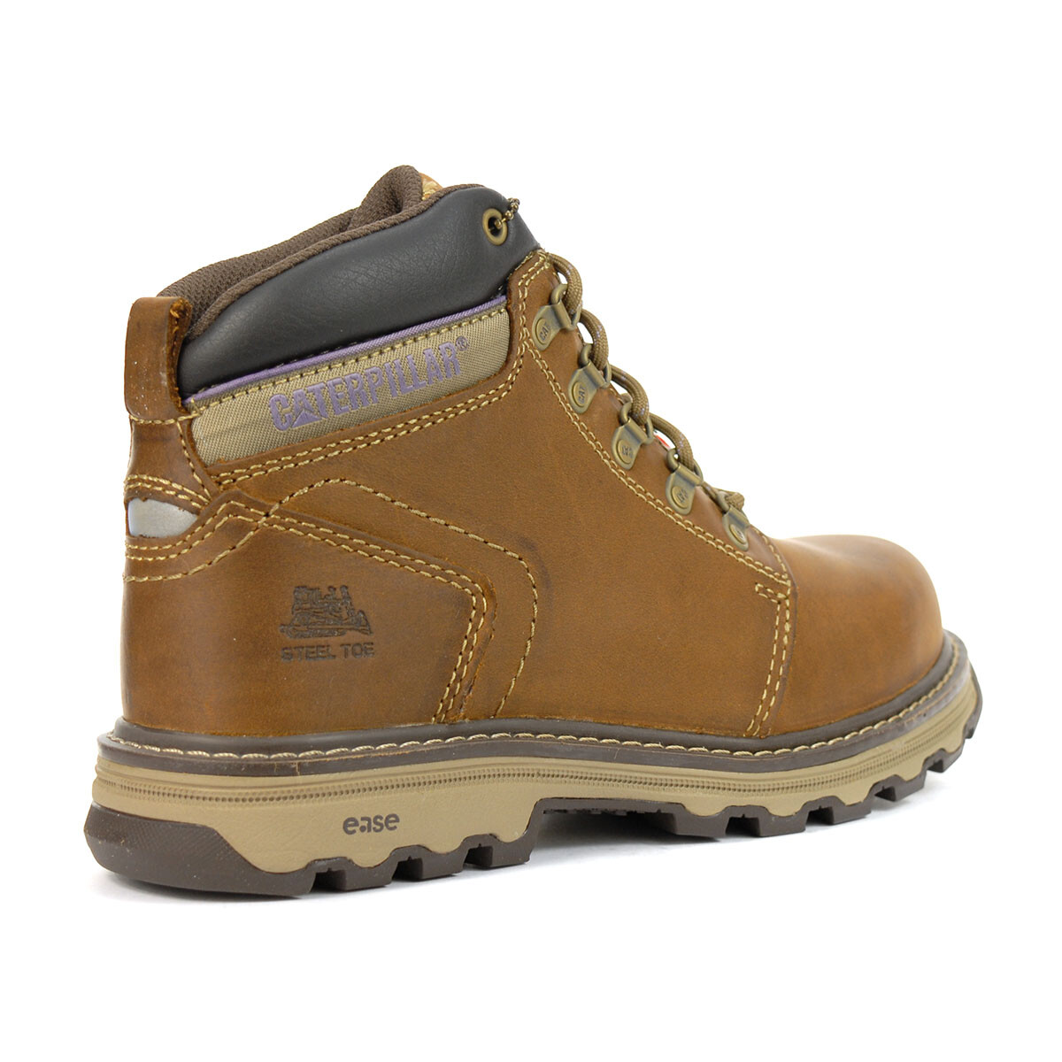 Caterpillar Women’s Ellie Composite Toe Dark Beige Work Boots P309550 NEW