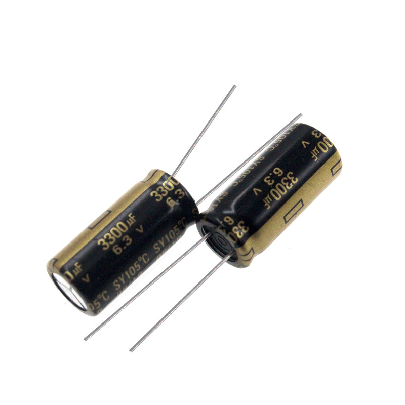 20pcs 3300uF 6.3V 3300MFD 6.3Volt 10*20mm Electrolytic Capacitor NEW