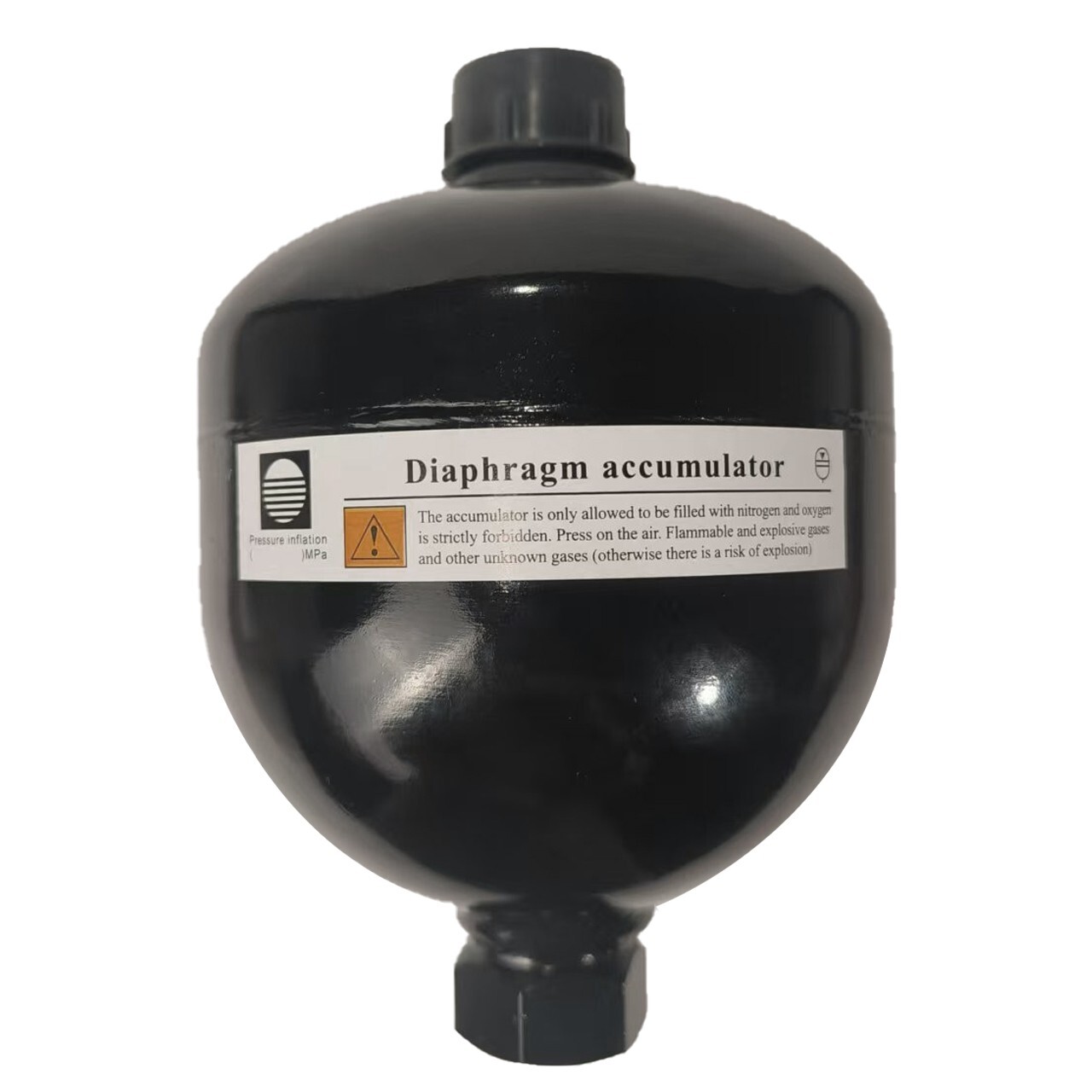3/4-16UNF Diaphragm Accumulator, 4786psi Max Working Pressure, 46cu.in(0.75L)