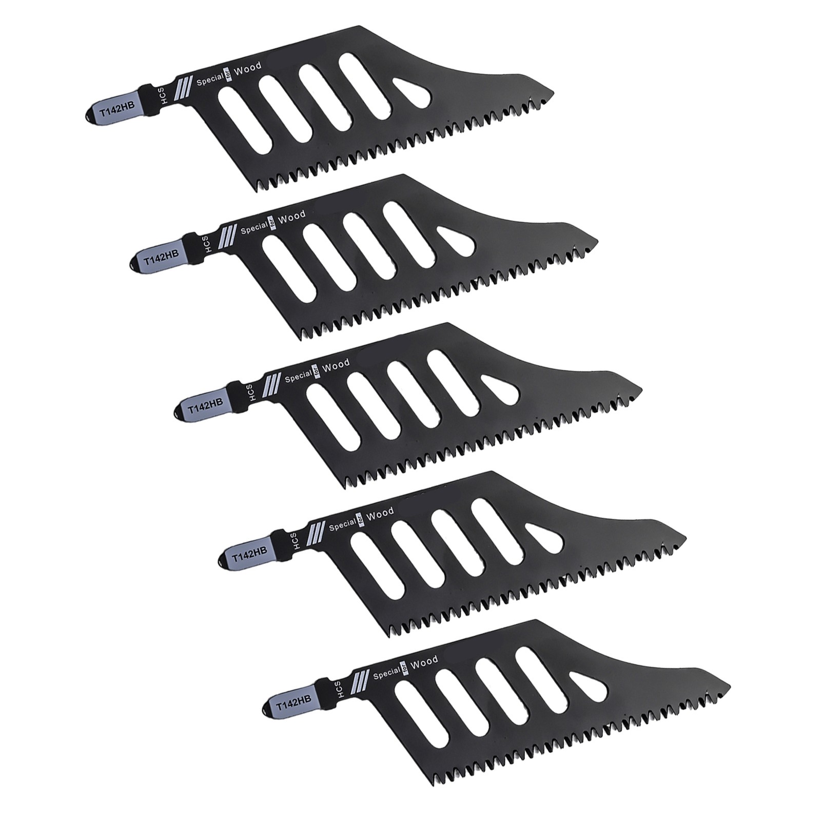 5 Pcs Flush Cutting Jigsaw Blade High Carbon Steel Irregular Curve Saw Blad Fit