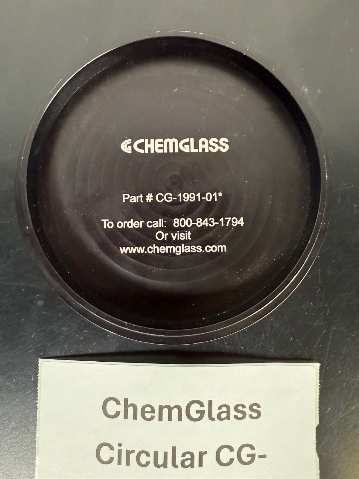 Chemglass CG-1991-01* CIRCULAR TOP HOT PLATE REACTION BLOCK 20mL Scintillation V
