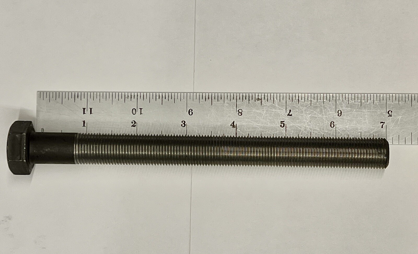 5/8-18 X 7 EXTRA threaded Hex Tap Bolt Full Thread 5/8″-18, 7″ Fine grade 5