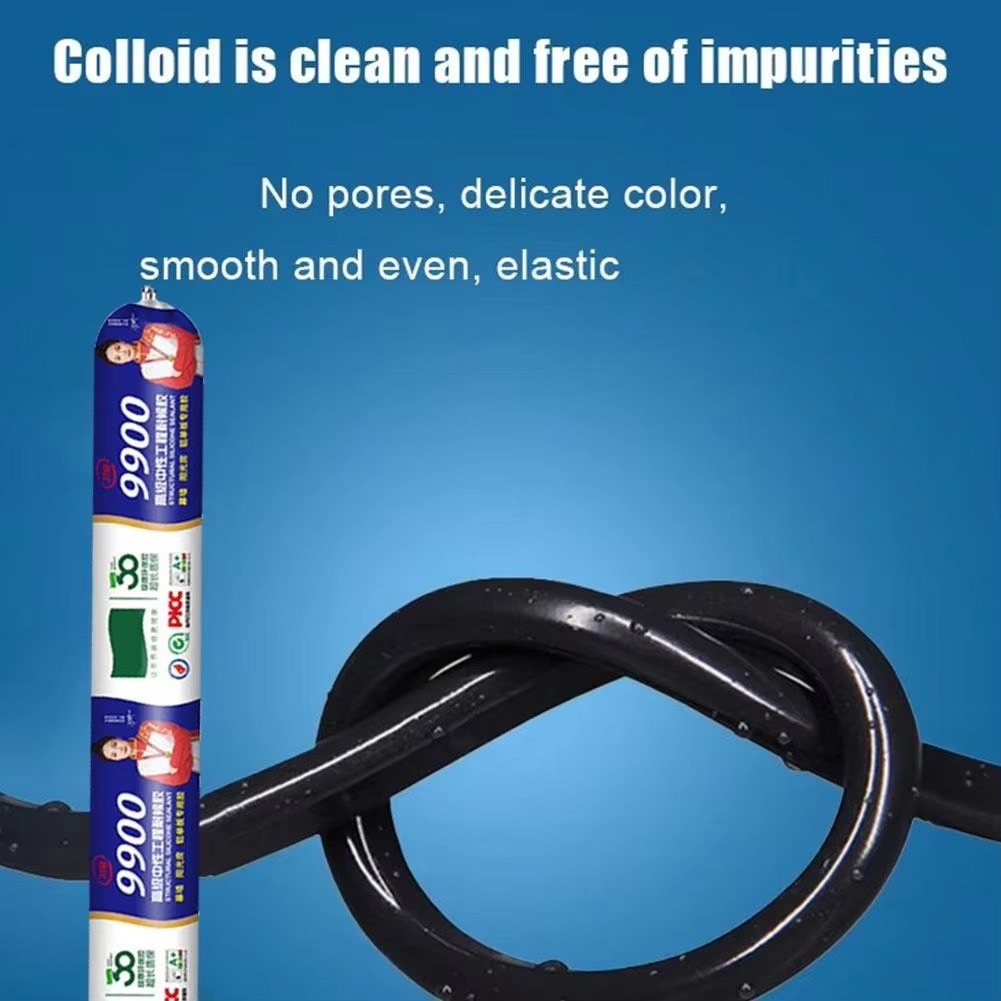 9900 Waterproof Sealant, Outdoor Silicone Waterproof Sealant Heat Resistant 500g