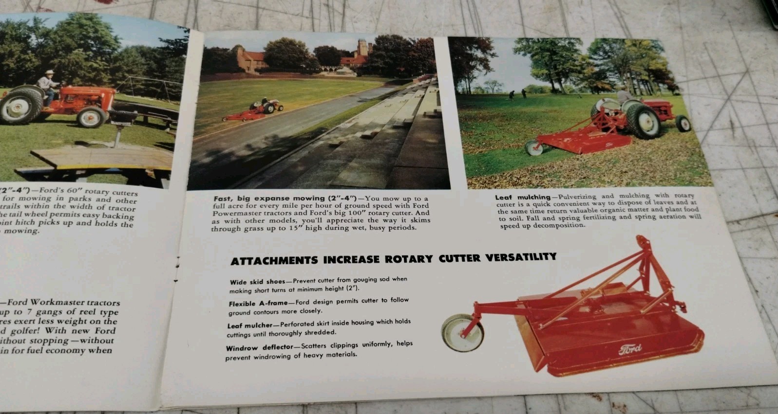 Ford Tractors And Equipment For Grounds Maintenance AD-6950