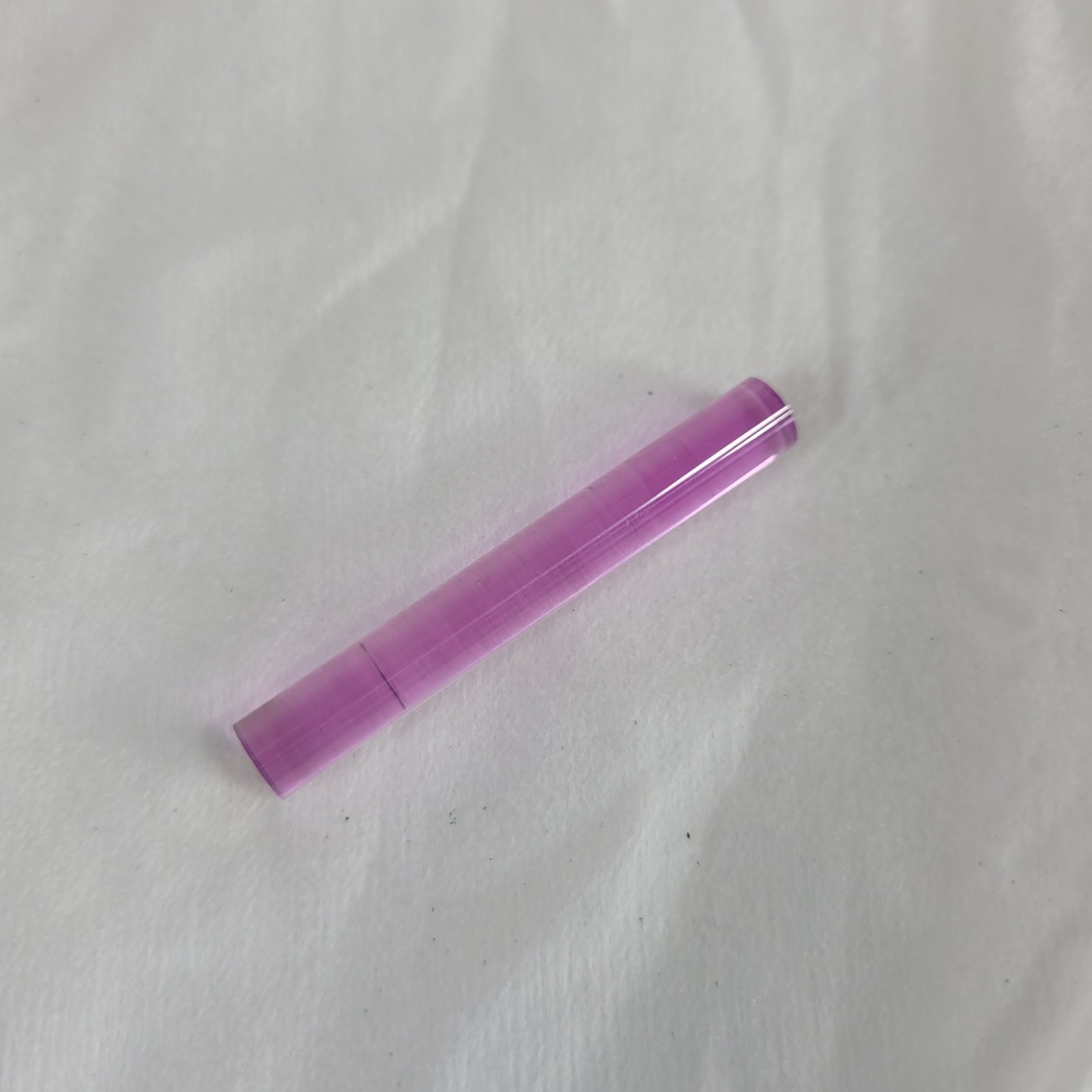 Linde Ruby Laser Rod Optical Maser Crystal 6mm x 52mm Coated Damaged