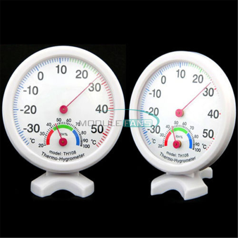 Large Dial Indoor TH108 Hygrometer Humidity Thermometer Temp Temperature Meter