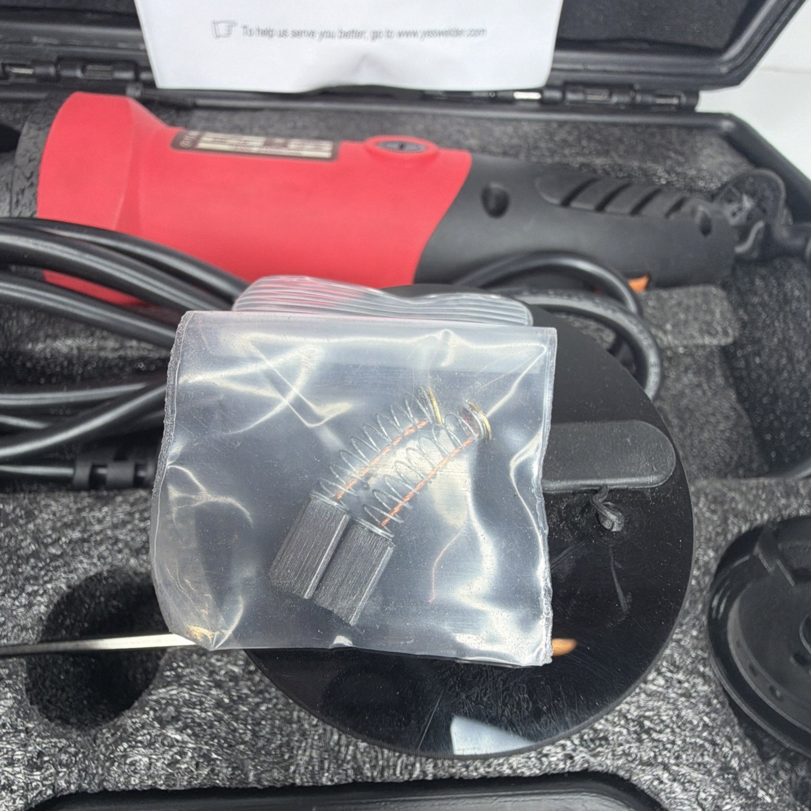 YESWELDER Tungsten Electrode Sharpener Grinder For TIG welding MJQ01 Hardly Used