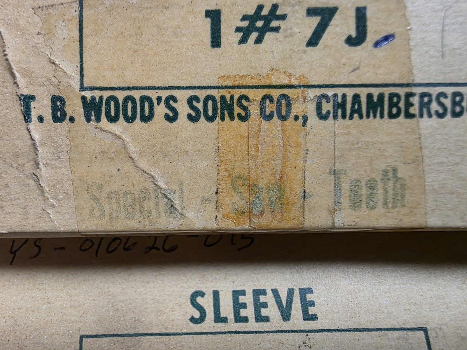 TB Woods 1#7J Sure-Flex Coupler Element Sleeve, Special Saw Tooth