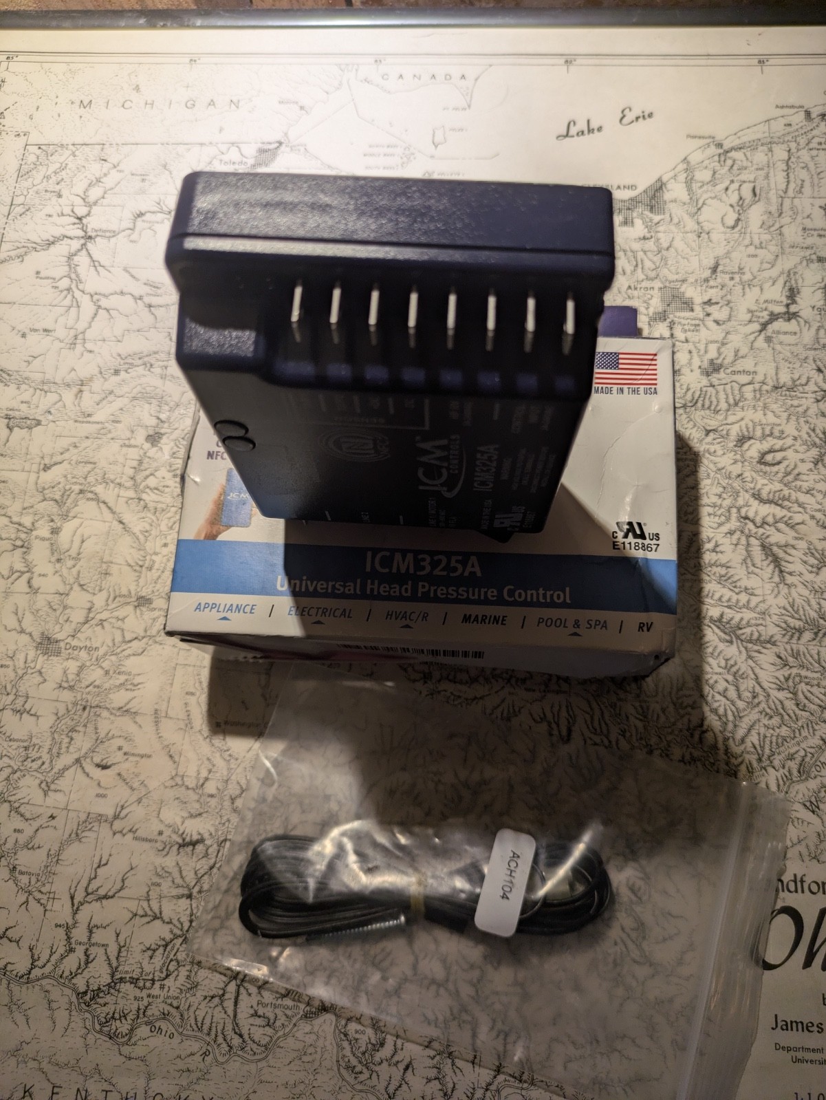 icm325a Universal low ambient Head Pressure Control for heat pumps NEW OPEN BOX