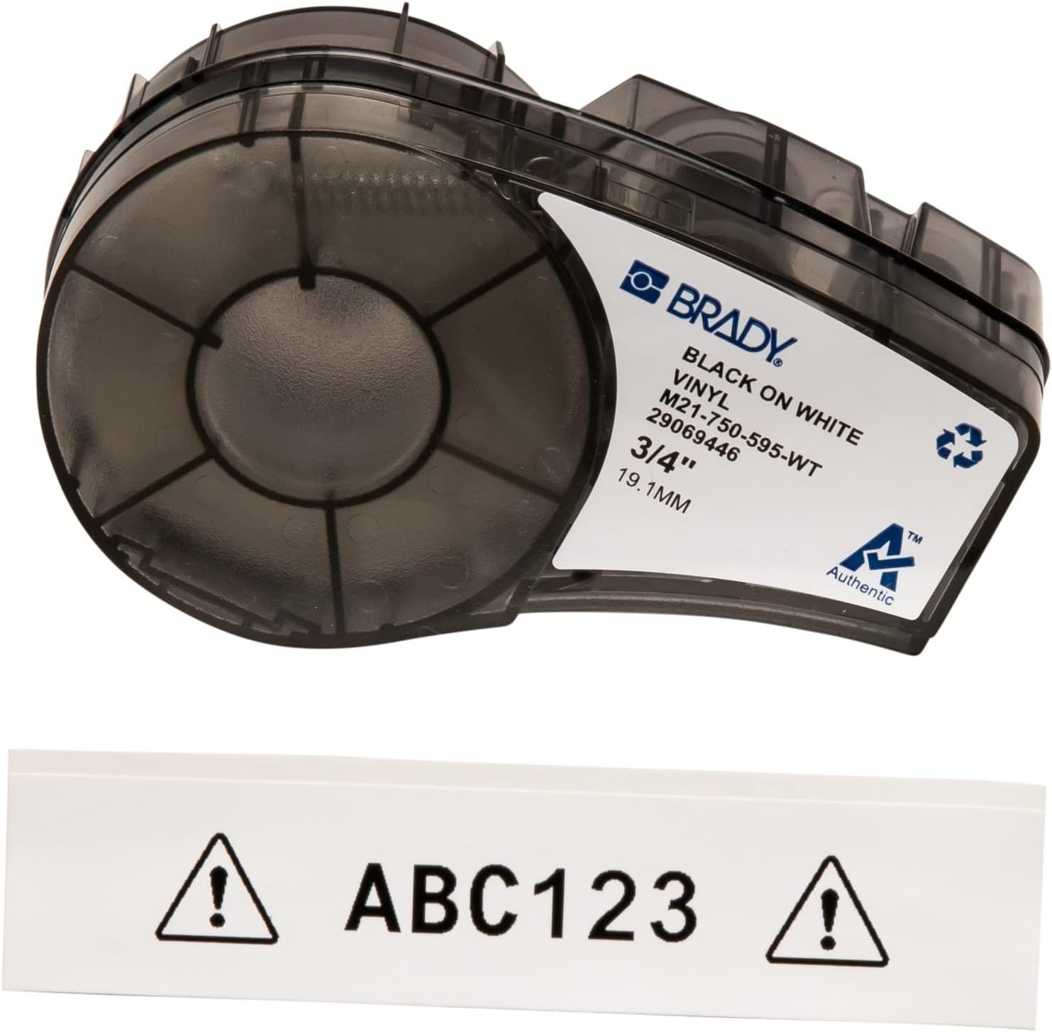 Indoor/Outdoor Vinyl Label, 0.75″ x 21′ – Ideal for Lab Equipment & Safety Needs