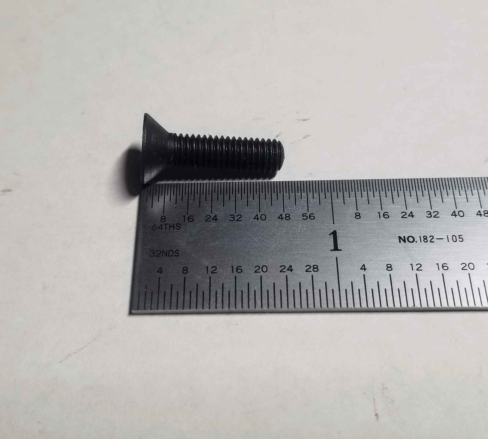 NOS SPS Unbrako flat head countersunk bolt (99 pcs) #10 3/4 length 32 SAE thread