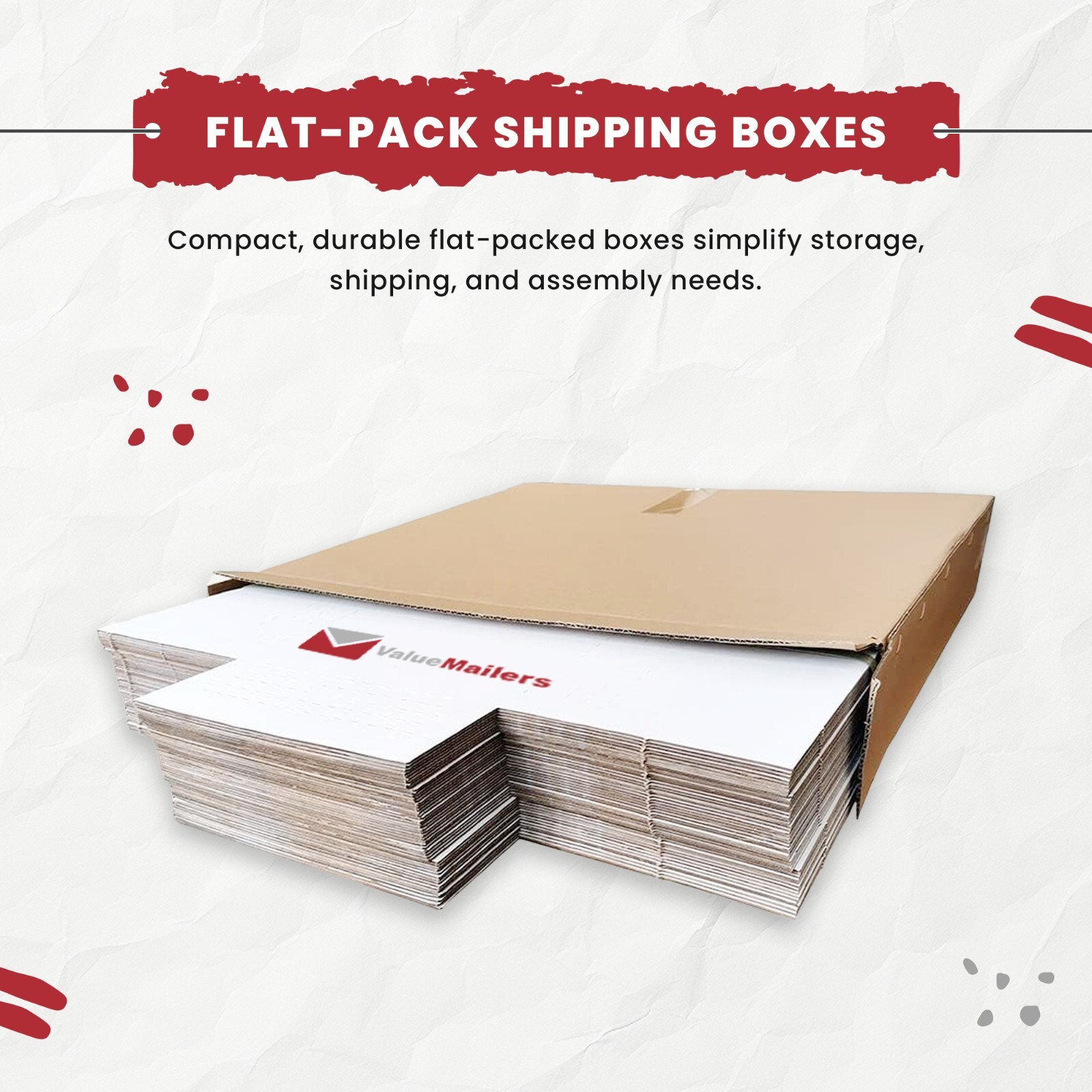 100 LP Premium Record Album Mailers Book Box Variable Depth Laser Disc Mailers