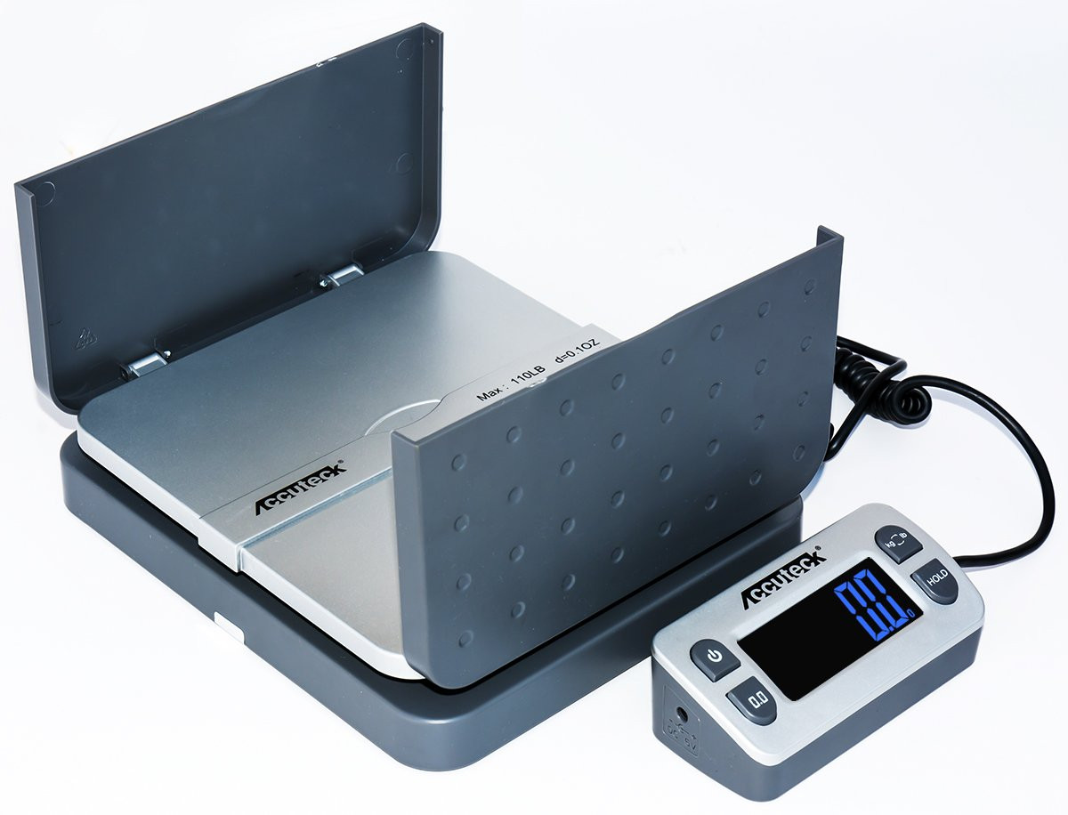 Shippro W-8580 110Lbs X 0.1 Oz Gray Digital Shipping Postal Scale