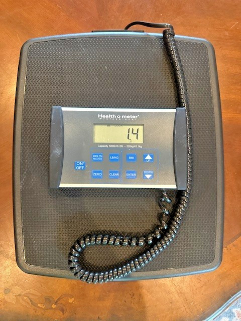 Health o meter Professional 498KL Digital Medical Scale Tested & Working No Adap