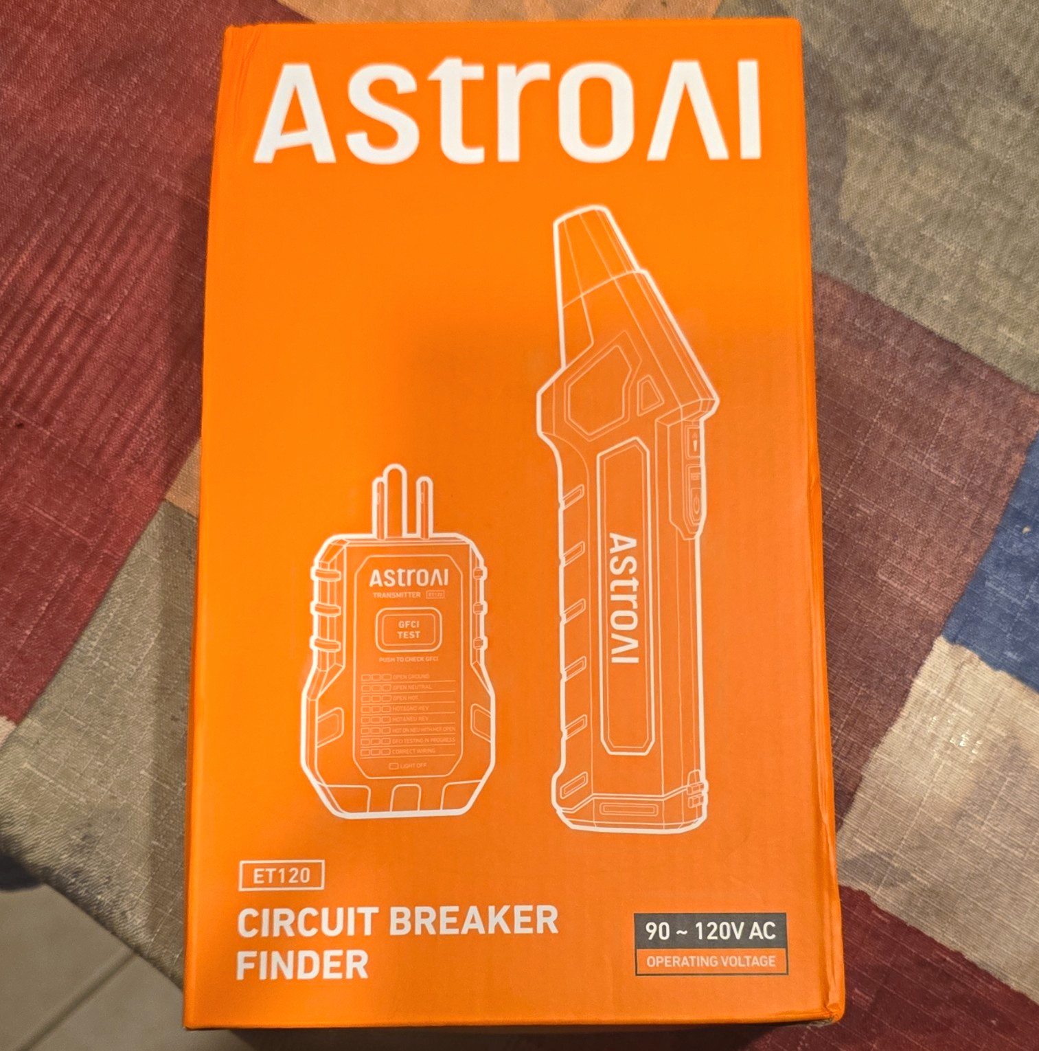 AstroAI Circuit Breaker Finder ET120, 90-120V AC Operating Voltage
