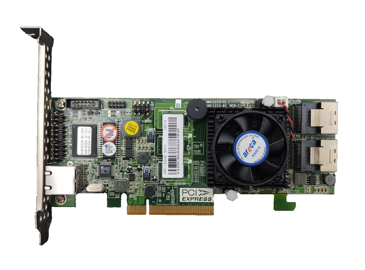 ARECA ARC-1223-8I SAS/ SATA 6Gb/s PCI-e 2.0 x8 RAID Controller – FAST SHIPPING