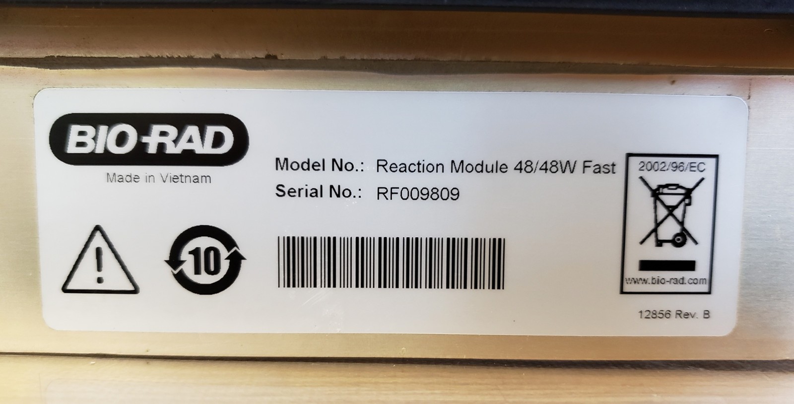 BIO-RAD C1000 Touch Thermal Cycler with 48/48W Fast Reaction Module