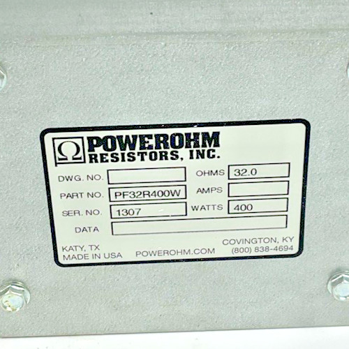 POWER OHM RESISTORS PF32R400W BRAKING RESISTOR 32OHM 400W