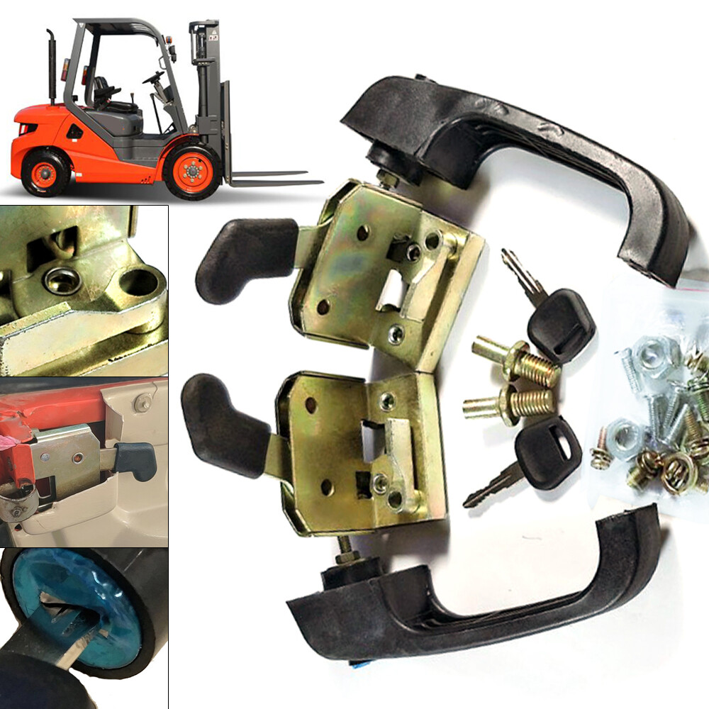 Universal Tractor and Heavy Equipment Lock Door Handle Set Loader Door 18.5*6cm