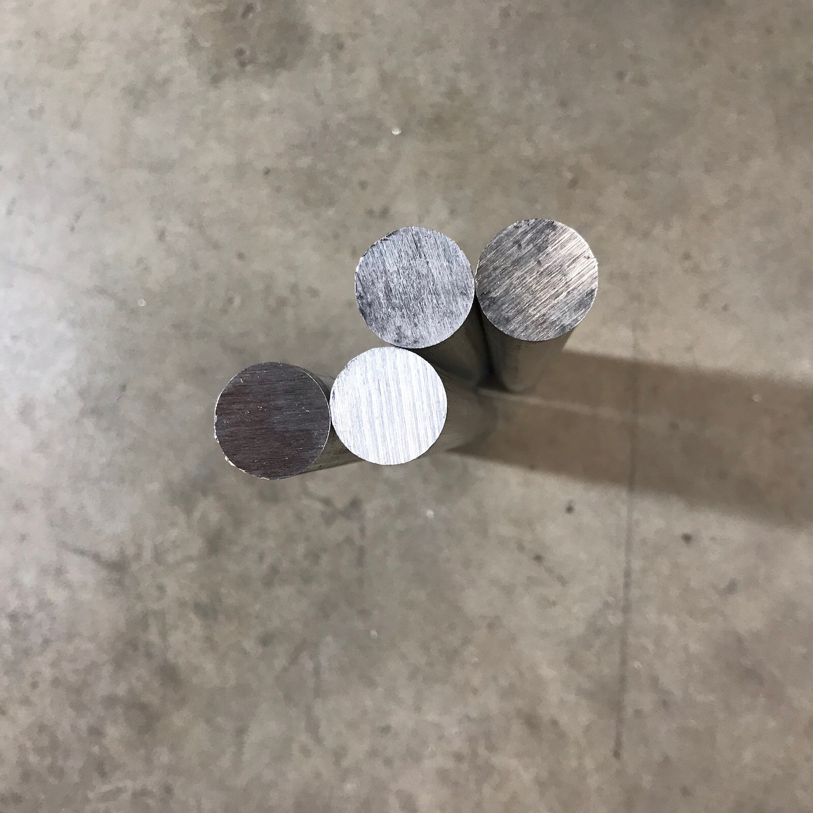 Aluminum Solid 3/4” Round Bar 8 1/4” Inches Long 6061 Lot Of 4 Peace’s